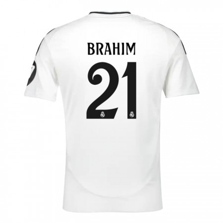 Real Madrid Brahim 21 Domácí 2024-25 - Fotbalové Dresy (S/S) Real Madrid Brahim 21 Domácí 2024-25 - Fotbalové Dresy (S/S)